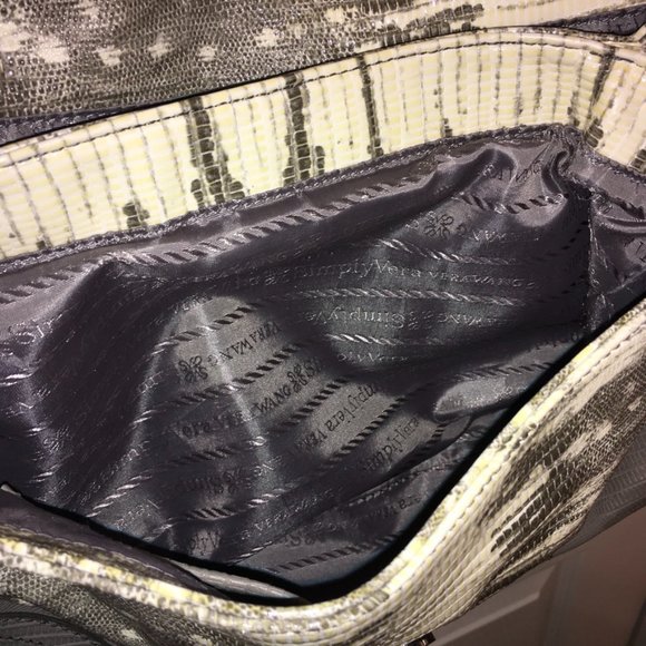 Simply Vera Wang Snakeskin Crossbody Purse - Picture 8 of 15